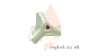 Chaffoteaux Boiler Spares -  Chaffoteaux 28576.20 Control Knob Hot 60028576-20