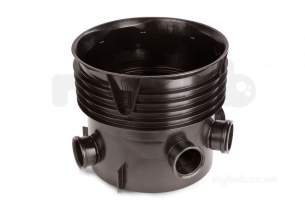 Wavin Civils -  Wavin R450 Ic E-base-45/90 Right Hand Bk 110 P