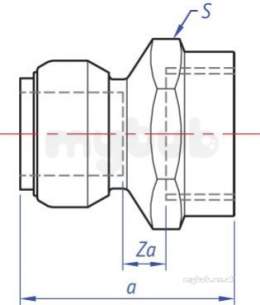 Tectite Classic -  Tect Clsc T2 Fi Str Connector 10x1/2