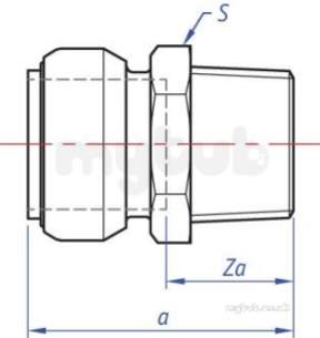 Tectite Classic -  Tect Clsc T3t Taper Mi Connector 22x1