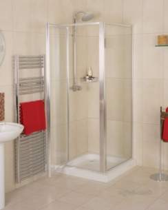 Roman Shower Enclosures -  Roman 695-745 Jupiter Pivot Door Slv