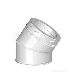 SFL Sw Chimney Flue -  Sfl Nova Sm 45 Deg Elbow 100mm 4575704n