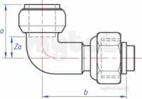 Tectite Classic -  Tect Clsc T63 Bent Tap Connector 15x3/4