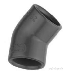 Durapipe Pvc Fittings 1 14 and Above -  Dp Upvc 45d Elbow 119312 2.1/2 33119312