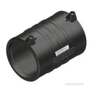 Plasson Electrofusion Fittings -  Black Light Fit.-coupler 75-75 36010