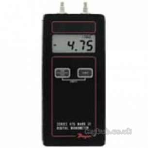 Dwyer Instruments Magnehelic Gauges -  Dwyer 475 000fm Handheld Digital Manometer