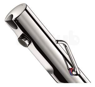 Delabie Basin Mixers -  Delabie Tempomatic Mix 4 Basin Mix F3/8 Inchrec Mains Supply 230/12v Lh
