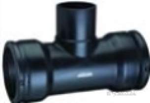 Plasson Electrofusion Fittings -  Black Ef Tee 90d 40-40-40 49040 49040040