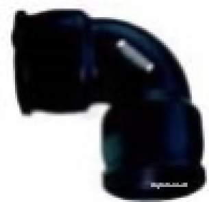 Plasson Electrofusion Fittings -  Black Ef Elbow 90d 25-25 49050 49050025