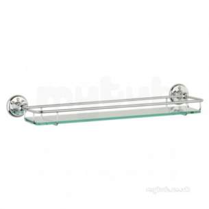 Roper Rhodes Accessories -  Avening 4912.02 Gallery Shelf Chrome