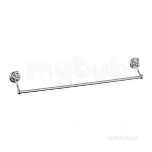 Roper Rhodes Accessories -  Avening 4924.02 Single Rail Chrome