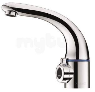 Delabie Basin Mixers -  Delabie Tempomatic Mix Basin Mixer 15 Comp. Fitt. With 6v Battery