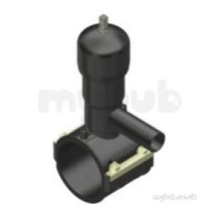 Plasson Electrofusion Fittings -  Black Ef Tapping Valve 110-40 49540