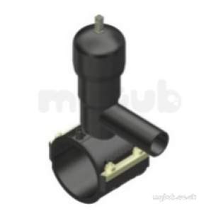 Plasson Electrofusion Fittings -  Black Ef Tapping Valve 110-50 49540