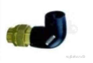 Plasson Electrofusion Fittings -  Blk Male Free Nut Transition Elbow 9 32 49451533