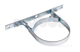 Wavin Certus Products -  110mm Pipe/skt Bracket Bzp/steel 4cs084