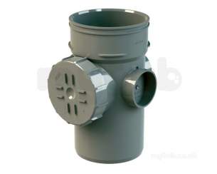 Wavin Certus Products -  110mm Sw/s Bossed Access Pipe 4cs574e