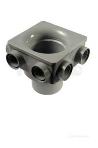 Wavin Certus Products -  110mm 6 Boss Soil Manifold 4cs597e