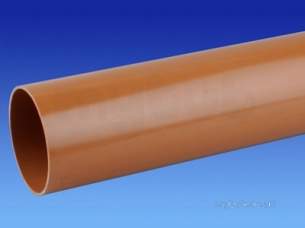 Osma Below Ground Drainage -  4d076 Osma 110mm X 6m P/e Pipe