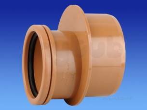 Osma Below Ground Drainage -  4d095 Osma 110mm X 82mm Reducer