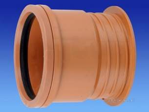 Osma Below Ground Drainage -  4d107 Osma 110mm S/s Adaptor Clay Socket