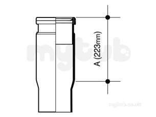 Hepworth Plastidrain -  110mm Plastidrain Settlement Scket 4p50c
