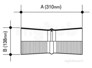 Osma Below Ground Drainage -  4d131 Osma 110mm Sleeve