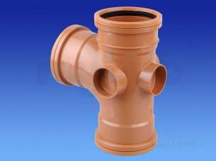 Hepworth Plastidrain -  Hepworth Building 110mm Junction 4p08c