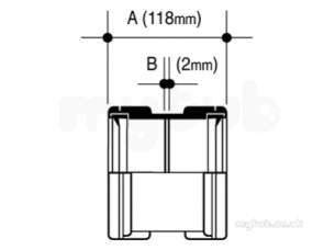 Hepworth Soil and Rainwater -  Hepworth Building 4 Inch Double Socket S1-br