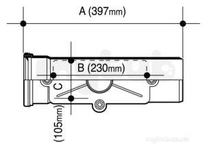 Hepworth Plastidrain -  110mm Straight Access Pipe 4a13a