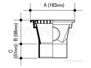 Osma Below Ground Drainage -  4d503 Osma 110mm Hopper
