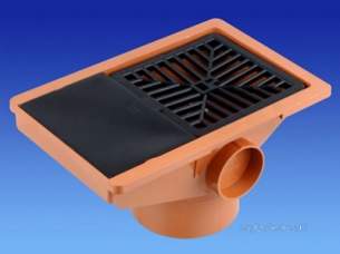 Osma Below Ground Drainage -  4d504 Osma 110mm Hopper