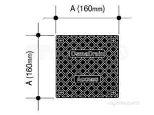 Osma Below Ground Drainage -  4d526 Osma Sealed Access Plate