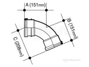 Osma Below Ground Drainage -  4d562 Osma 110mm Double S/r Bend 67.5deg