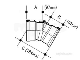 Osma Below Ground Drainage -  4d573 Osma 110mm D/s Adj Bend
