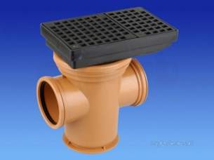 Osma Below Ground Drainage -  4d700 Osma S/s Bottle Gully Back Inlet
