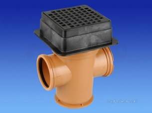 Osma Below Ground Drainage -  4d701 Osma S/s Yard Gully Sq Top