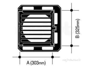 Osma Below Ground Drainage -  4d810 Osma Ductile Iron Frame And Grating