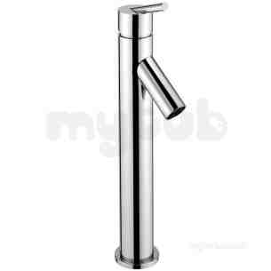 Francis Pegler Brassware -  Axi Tall Basin Mixer And Click Waste Cp