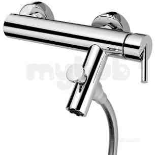 Francis Pegler Brassware -  Axi Wall Mtd Bar Bath/shower Mixer Cp