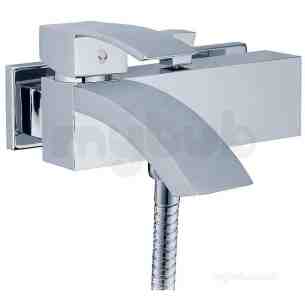 Francis Pegler Brassware -  Marina Wall Mtd Bar Bath/shower Mixer Cp