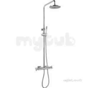 Francis Pegler Brassware -  Morea Therm Bar Shower And Rigid Riser