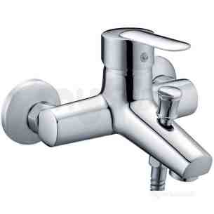 Francis Pegler Brassware -  Bahama Wall Mtd Bath/shower Mixer Cp