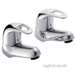 Pegler Luxury Bathroom Brassware -  Pegler Yorkshire Izzi 4g4092 3/4 Bath Tap Pair