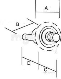 Francis Pegler Brassware -  Visio Concealed Thermostatic Shower Valve