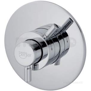 Francis Pegler Brassware -  Visio Concealed T/static Dc Shower Valve