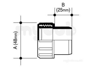 Osma Above Ground Drainage -  4m292e Olive Osma 32mm Access Plug