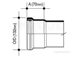 Osma Above Ground Drainage -  4s044w White Osma 4m 100mm S/s Pipe