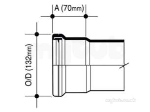 Osma Above Ground Drainage -  4s050g Grey Osma 2.5m 110mm S/s Pipe