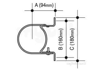 Osma Above Ground Drainage -  4s084 Grey Steel Osma 110mm Pipe Or Sckt